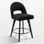 Tabouret de bar et de comptoir pivotant 26 po avec structure en bois massif-797512322-800021080
