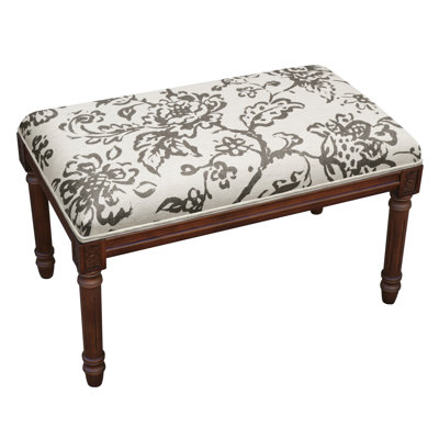 Billiot Linen Blend Upholstered Bench