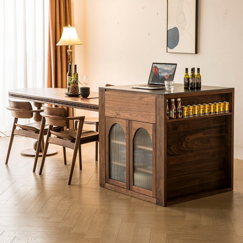 Simple and Retro Brown Design Dining Table