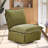 Detachable Chenille Single 360 Swivel Rocking Rocker,360 Swivel Sofa Chair & Single Sofa Lounge, Comfortable Seating for Living Room & Bedroom, Sofa-1PC-1459542889