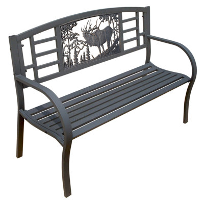 Damar Stainless Steel Outdoor Bench