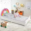 Lit plateforme pour enfants en tissu