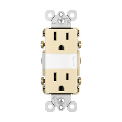 Radiant 15-Amp Tamper Resistant Night Light Outlet