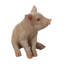Figurine cochon assis-18361900