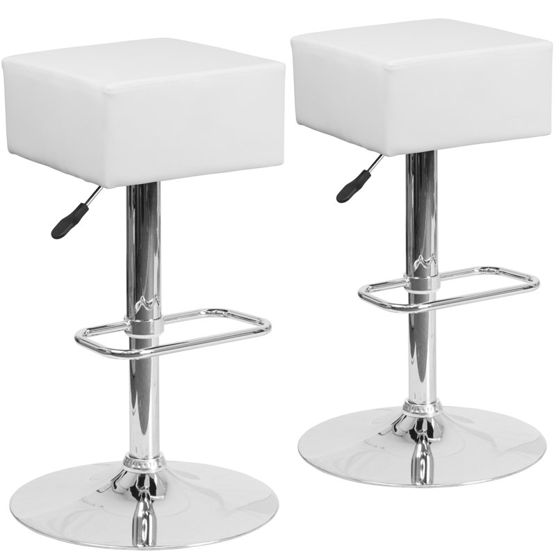 Tabouret de bar Norcross, Blanc