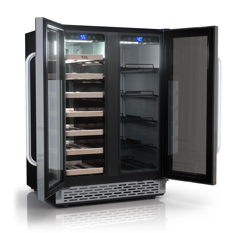 TCL 24 In. Beverage & Wine Cooler with Dual Zone