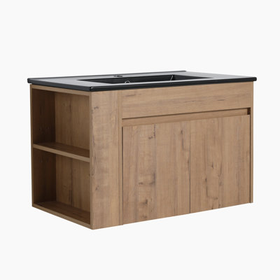 30'' Single Bathroom Vanity with Ceramic Top