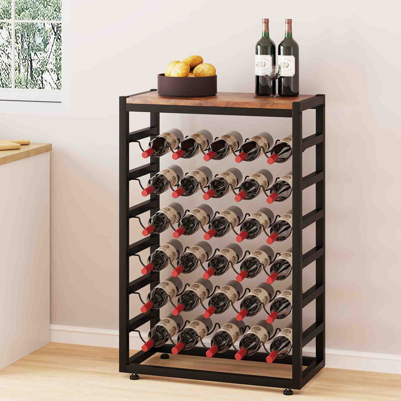 Brasia Wine Bottle Rack Rustic Brown