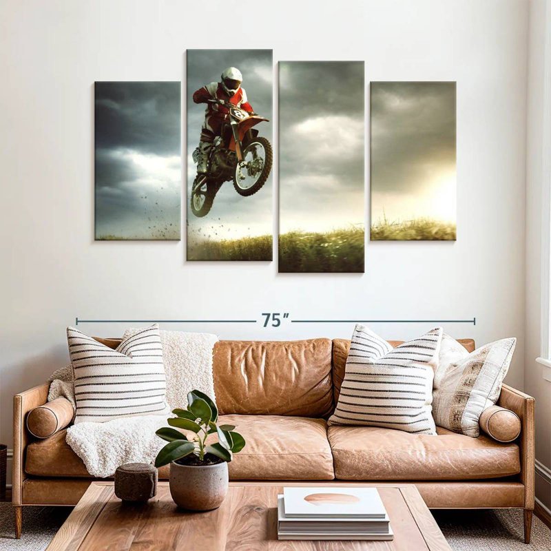 Sireci Dirt Bike Stunt Ride, 42" H x 68" W