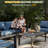 9-Person Sofa Seating Group With Fire Pit-299354804