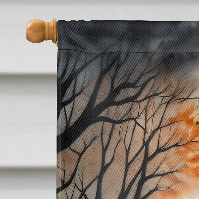 Drapeau effrayant de la maison d'Halloween effrayant