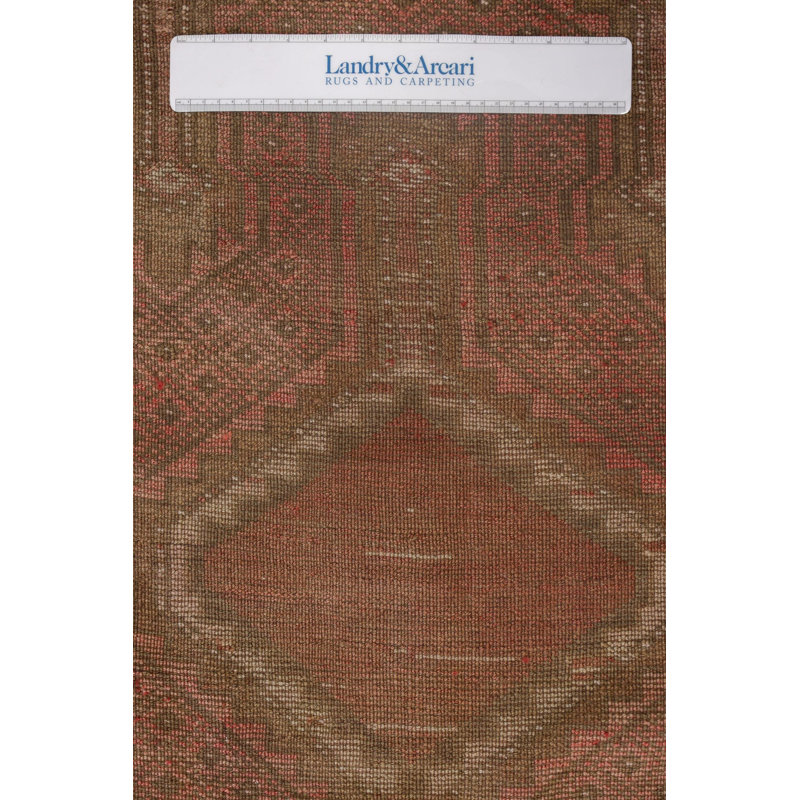 Vintage Turkish Village Rugs One-of-a-Kind Runner 3' X 9'5" Area Rug