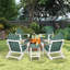 Chaise Adirondack pliante en PEHD Rakesh-730036813