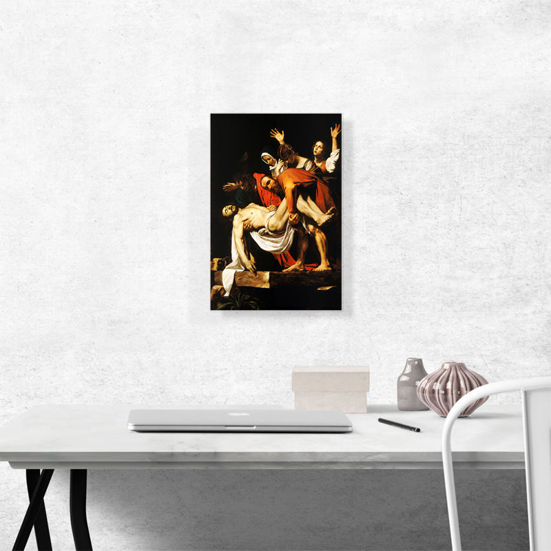 Enlèvement du Christ 1603 - impression, H 18 po x l 12 po x P 1,5 po