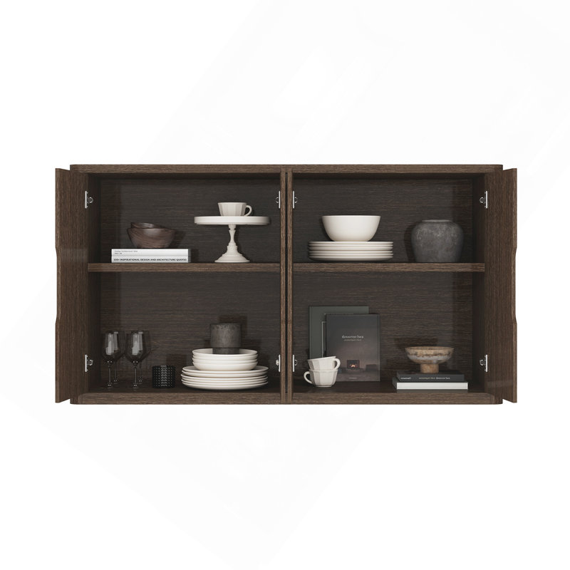 Buffet 60 po en noyer Rivington, Noyer