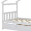 Lit en bois avec lit gigogne-674937833