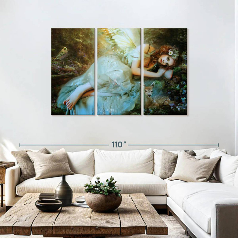 Kelan Spring Fairy, 24" H x 38" W