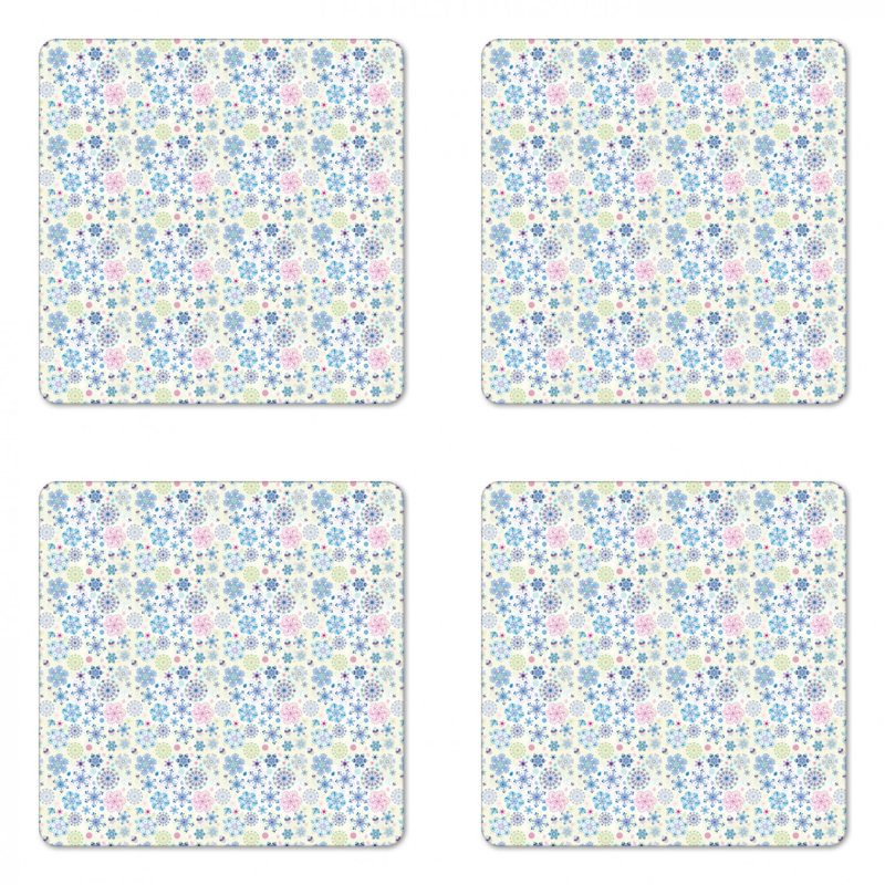 Square 4 Piece Coaster Set