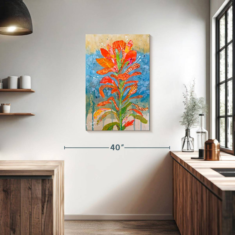 Harnek Indian Paintbrush I, H 36 po x l 24 po