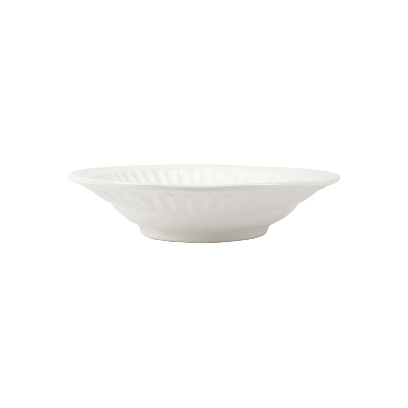 Bol de service peu profond Pietra Serena, H 2,25 po x l 10,25 po x P 10,25 po