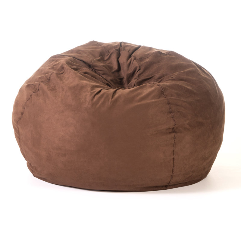 Très grand fauteuil à billes et méridienne, Brun
