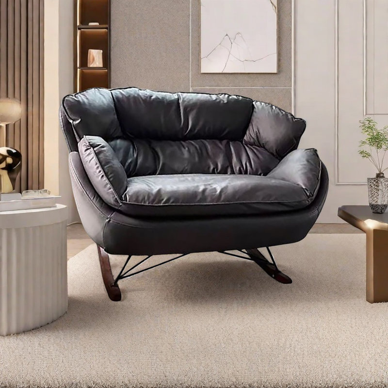Chaise berçante Nano Technology, Noir