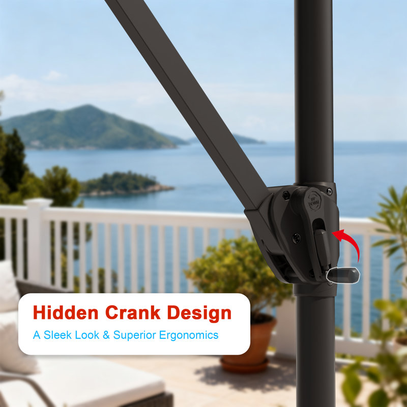 Ultimate Shade Solution - Parasol robuste pour toutes les activités de plein air, Bleu Nary