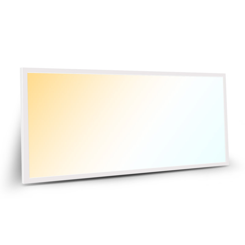 Dimmable Rectangular Flat Panel Ceiling Light, 47.76" H x 11.93" W x 1.4" D