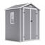 PP Plastic Tool Shed – Grey