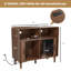 Support audio, support pour tourne-disque avec station de charge et 2 portes de fixation