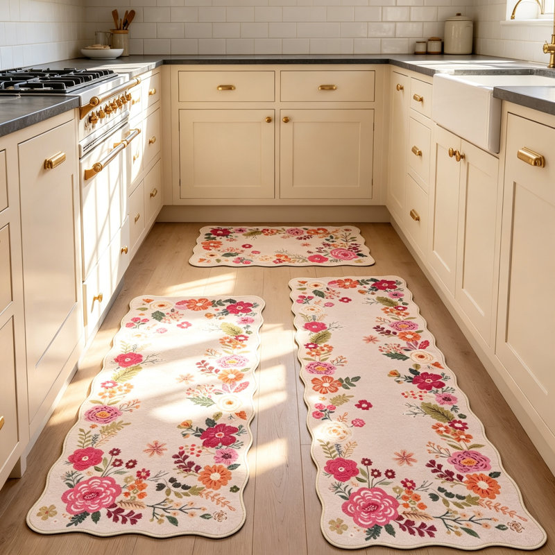 Tapis de cuisine Farmhouse, Pink