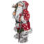 Figurine de Noël 24 "avec père Noël et bâton et mitaines 24"
