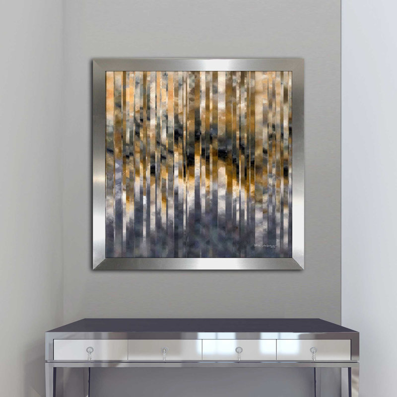 «You Do I Trust, Psalm 143: 8» par Mark Lawrence, impression, H 31,5 po x l 31,5 po x P 1 po, Encadrement argenté