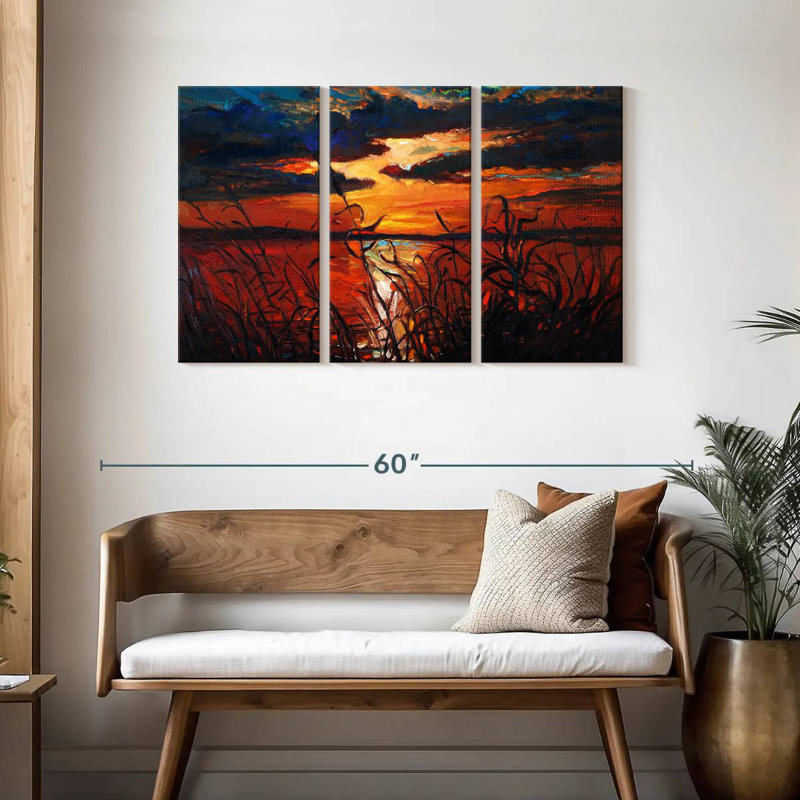 Gillard Dark Sunset, 28" H x 45" W