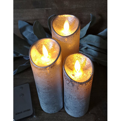 Unscented Flameless Pillar Candle