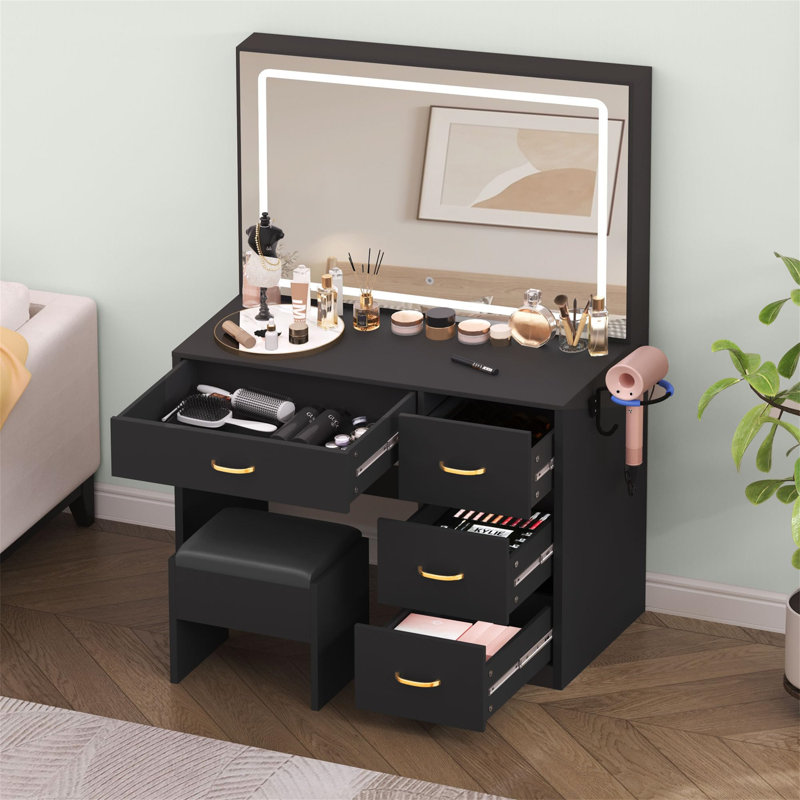 Bertia Dressing Table with Mirror
