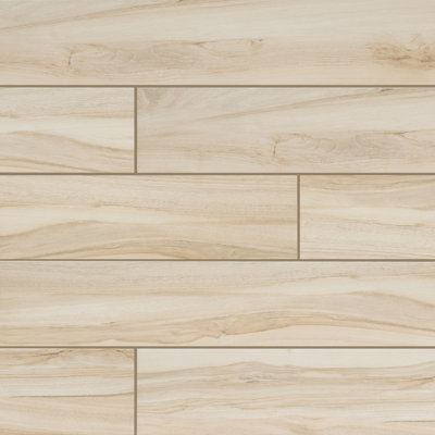 Ardenmere 9 in. x 48 in. Matte Porcelain Wood Look Floor and Wall Tile