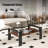 Tempered Glass Tabletop Rectangle Coffee Table