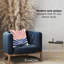 Housse de coussin floral en polyester