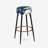 Ensemble de 2 tabourets de bar Astrask Blue White Damask Radiance