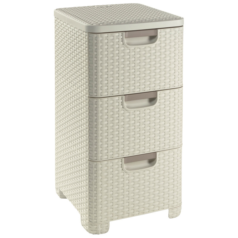 Style Drawer Tower 3X14L, Cream