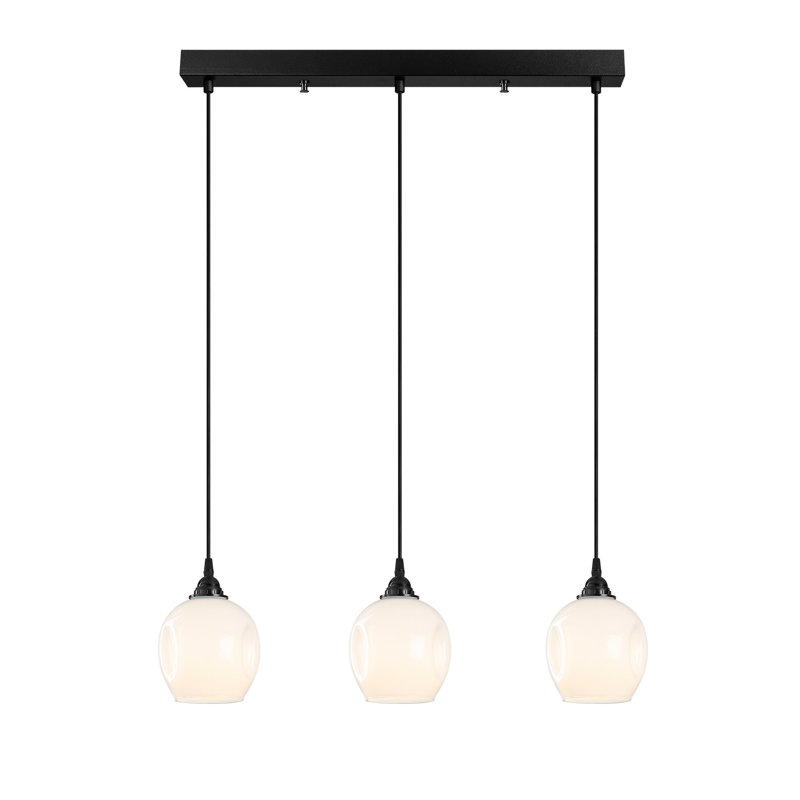 Luminaire suspendu pour îlot de cuisine 3 lumières Iolo