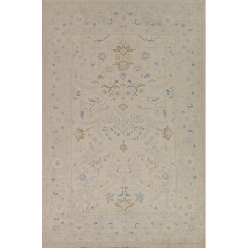 Vegetable Dye Oushak Turkish Area Rug 9x12