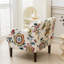 Housse extensible 2 pièces pour chaises d'appoint - Housse de coussin séparée, protecteur de canapé facile à installer avec tissu en soie laiteuse-153881319