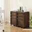 Rolling File Cabinet with 3 Drawers, Wood Mobile Filing Cabinet for Home Office, Under Desk Printer Stand with Wheels, Large File Drawer, 2 Locking Casters-128969283