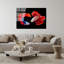 Superbe peinture murale en verre trempé 27,6 po x 39,4 po | 100% verre trempé, épaisseur: 0,16 pouce | Décoration élégante pour le salon ou le bureau, durable et facile à nettoyer, idée de cadeau parfaite