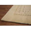 Tapis de style neutre Gabbeh 6 x 8 avec motif complexe