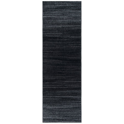 Tapis noir / ivoire Sarang