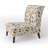 Soft Botanical Hues - Upholstered Botanical & Pattern Accent Slipper Chair