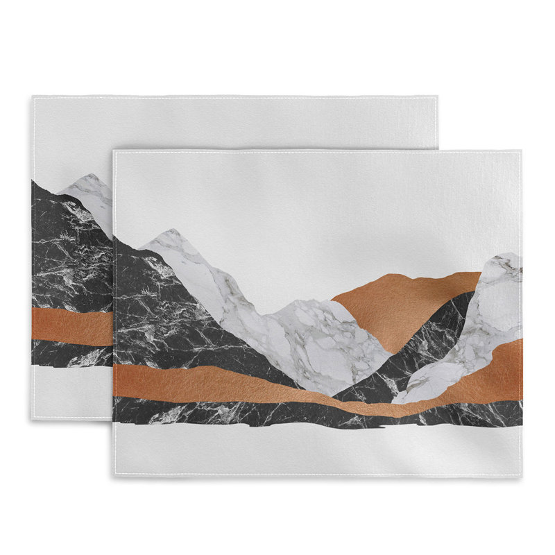 Cotton No Pattern Rectangle Placemat